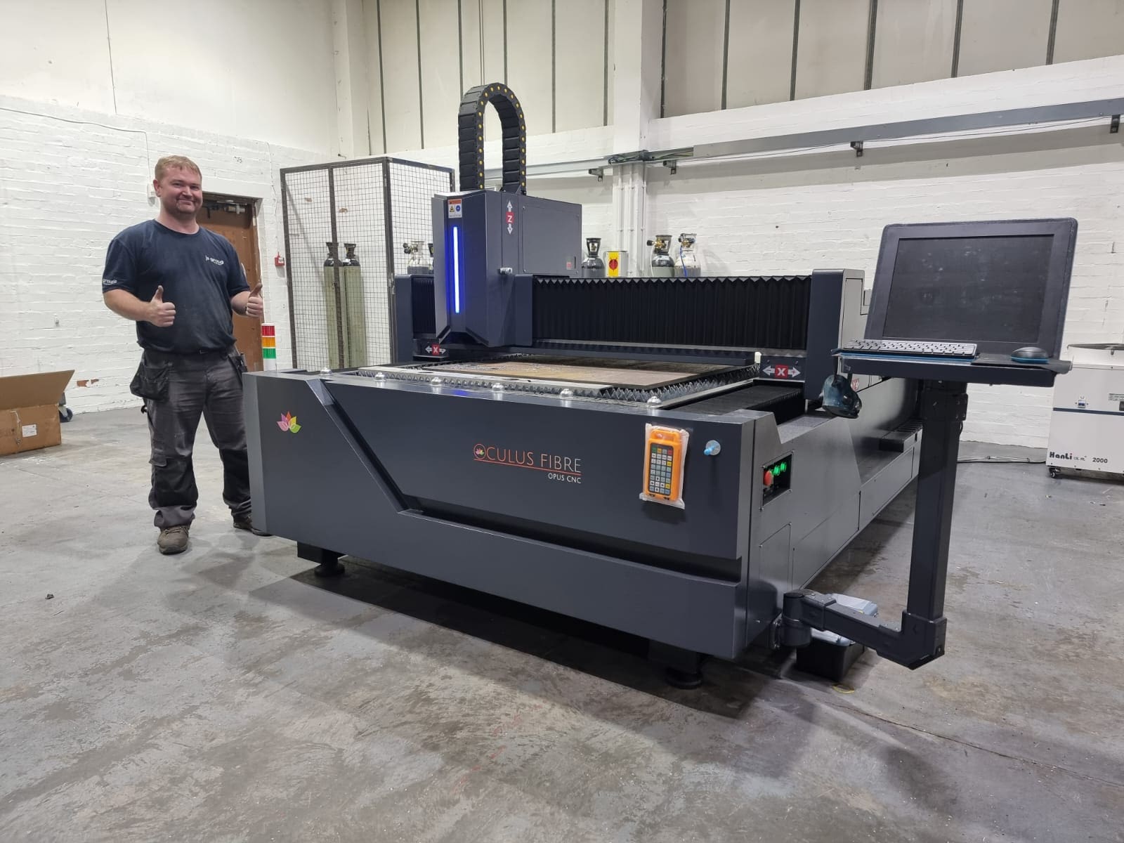 Oculus Fibre Laser Cutter Installation in Gateshead