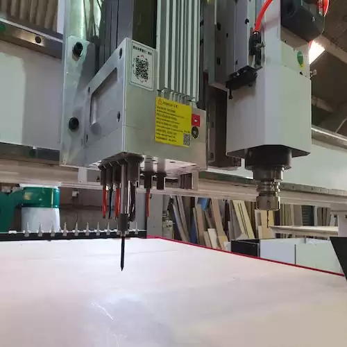 CNC router drill bank