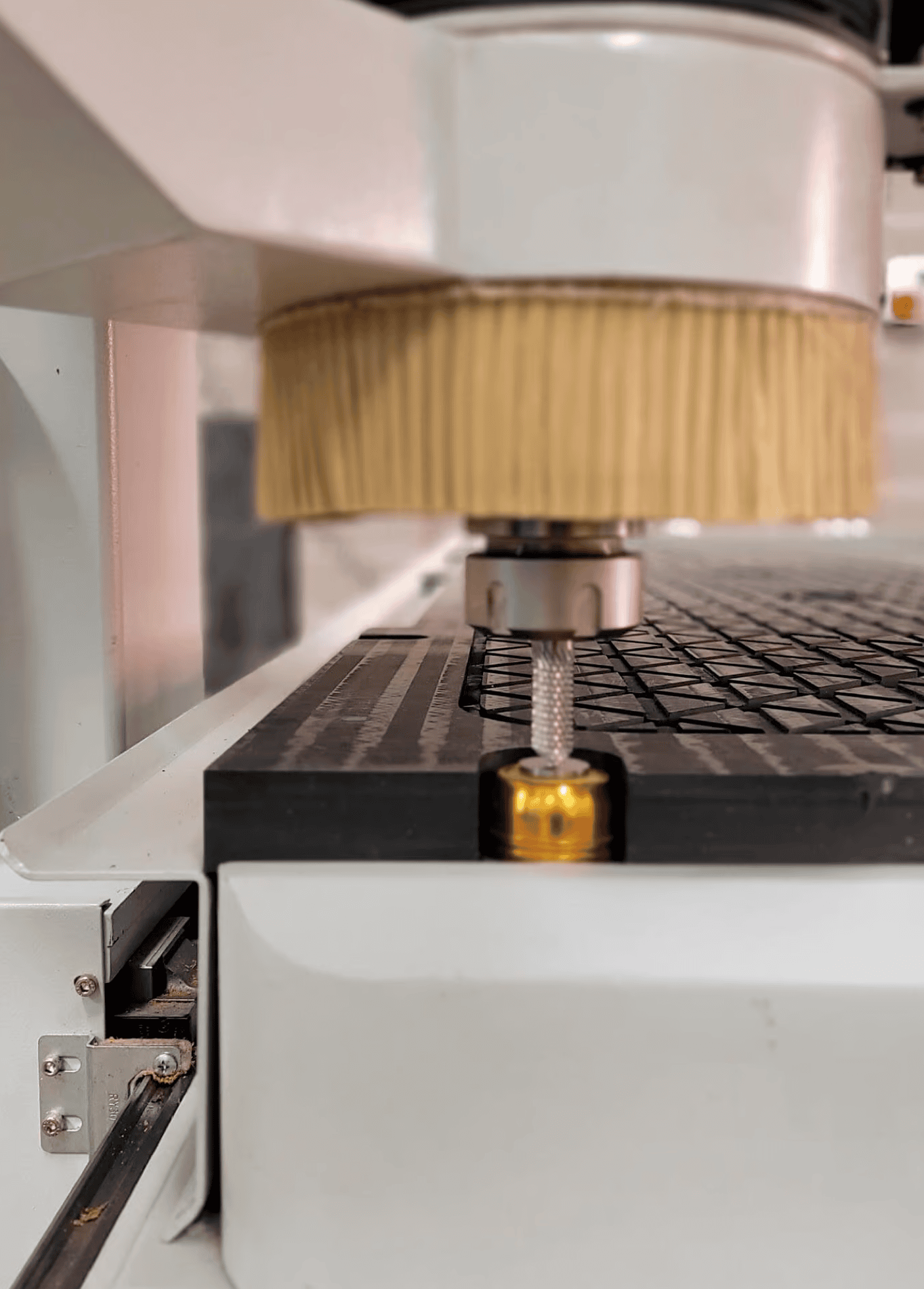 CNC router tool length sensor — reference photograph