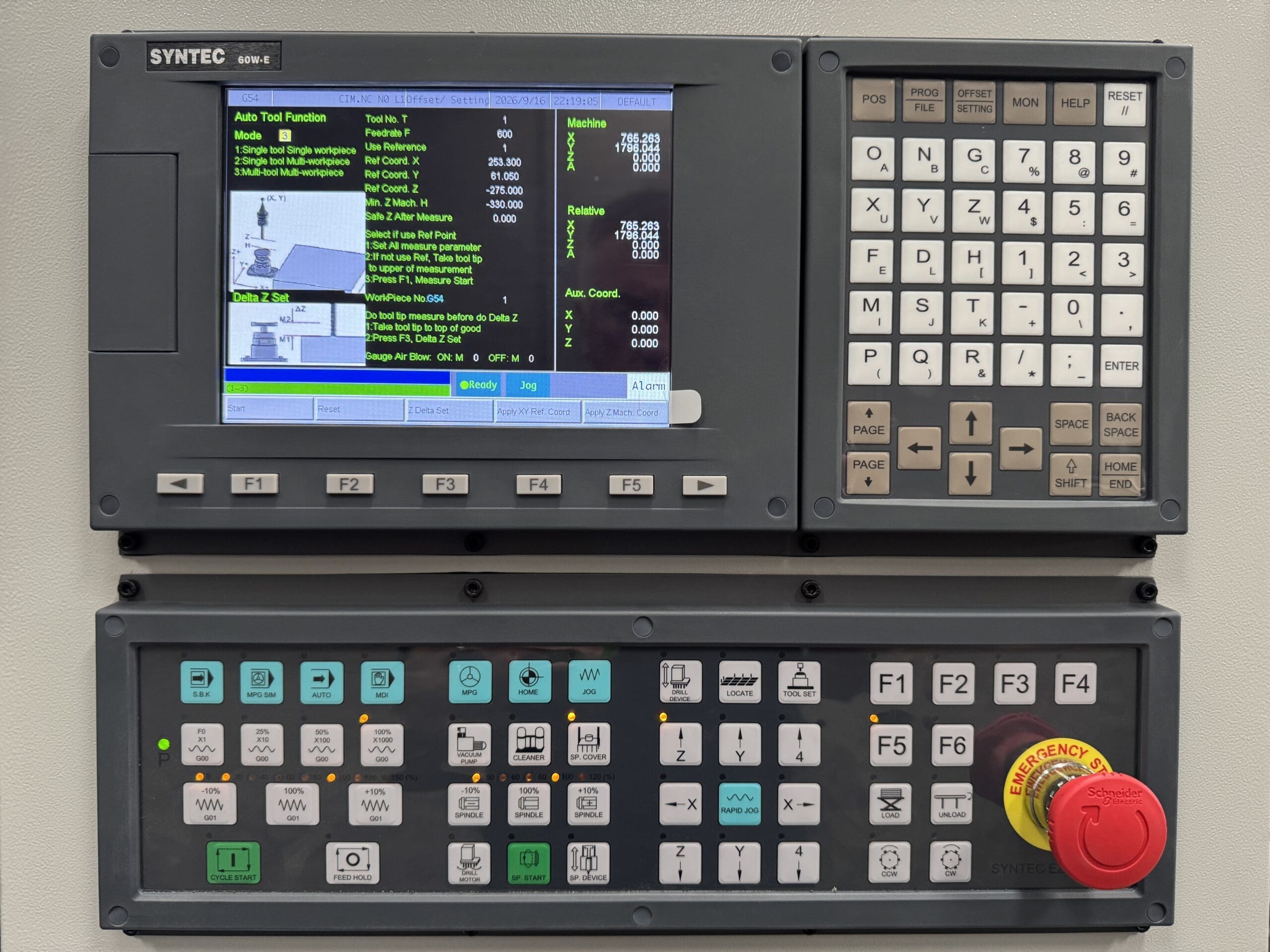 Syntec control system on Pegasus ATC CNC Router