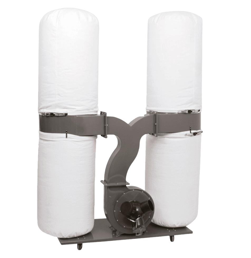 CNC dust extraction system — reference photograph